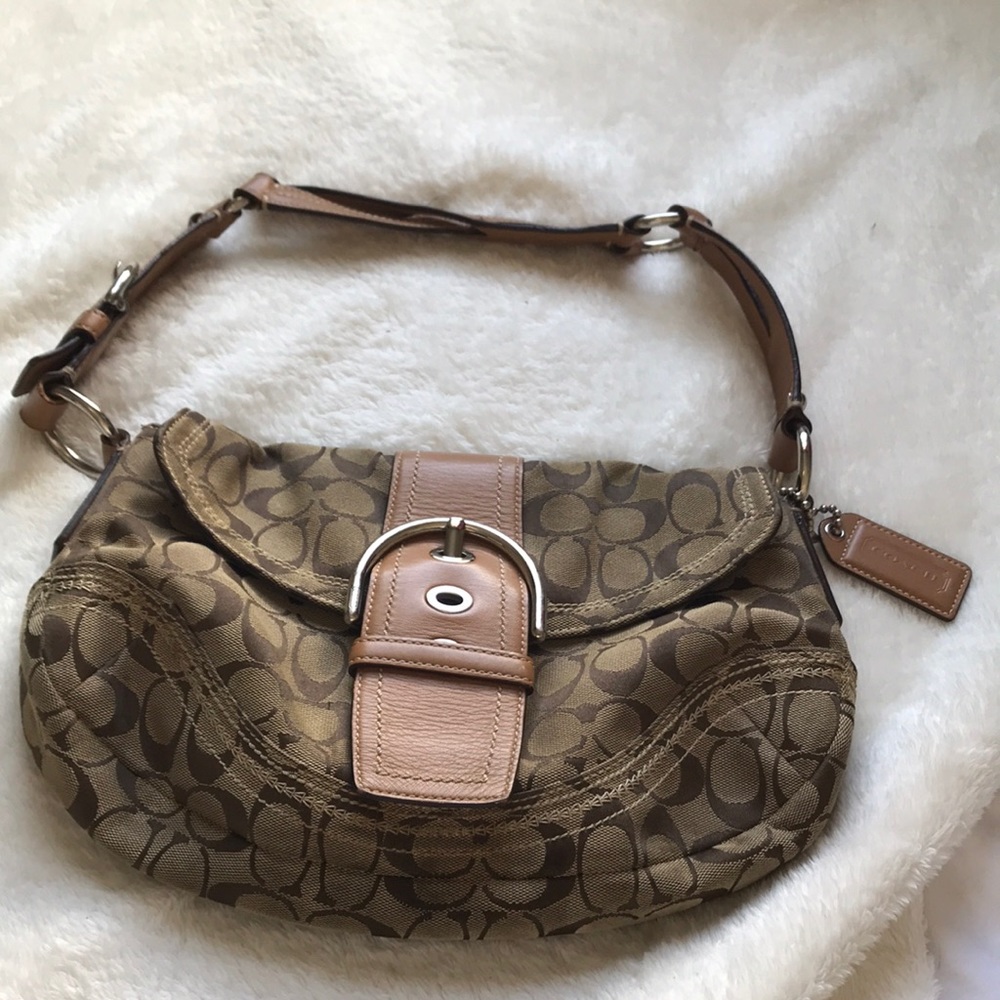 Brown coach purse